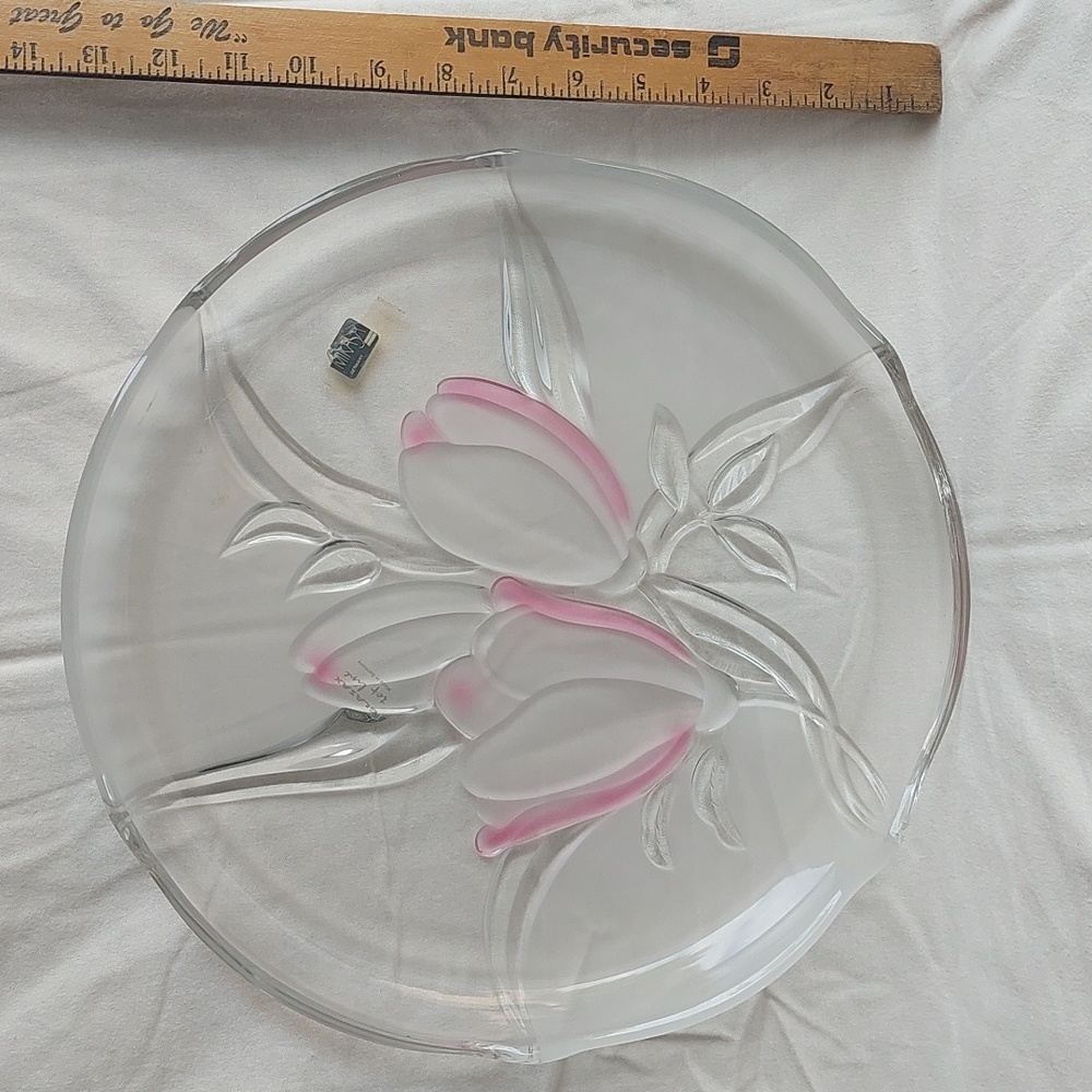 Vintage Mikasa Glass Serving Platter